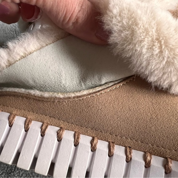 Ilse Jacobsen Tulip Faux Fur Lined Slip-On Open Mule Slippers Latte Sz 37 - Picture 14 of 15